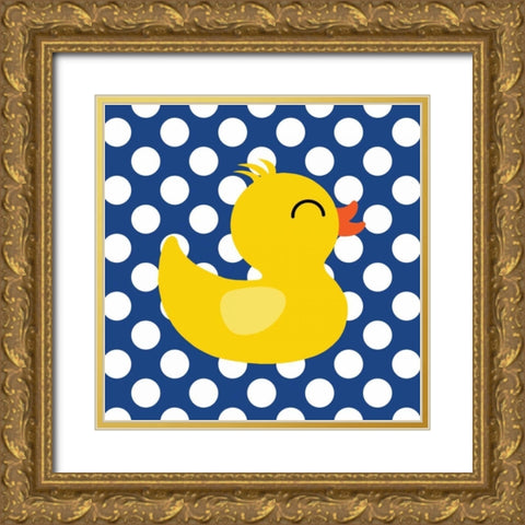 Duck II Gold Ornate Wood Framed Art Print with Double Matting by Robinson, Tamara