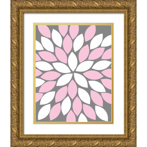 Gold Ornate Wood Framed Art Print with Double Matting by Robinson, Tamara