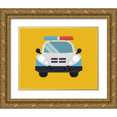 Car II Gold Ornate Wood Framed Art Print with Double Matting by Robinson, Tamara