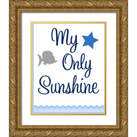 Nautical Sunshine II Gold Ornate Wood Framed Art Print with Double Matting by Robinson, Tamara