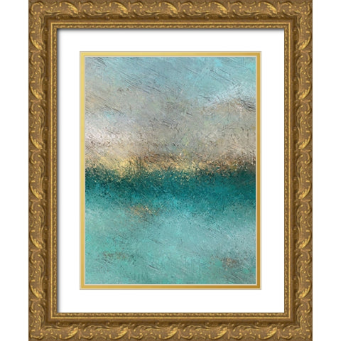 Under the Illusion Gold Ornate Wood Framed Art Print with Double Matting by Dundon, Denise