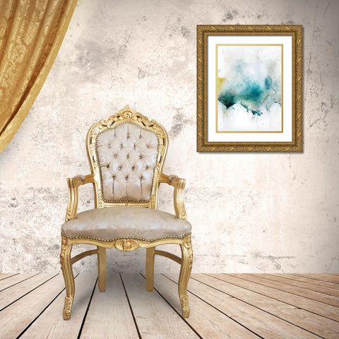 Rift in Time Gold Ornate Wood Framed Art Print with Double Matting by Dundon, Denise