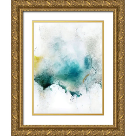 Rift in Time Gold Ornate Wood Framed Art Print with Double Matting by Dundon, Denise