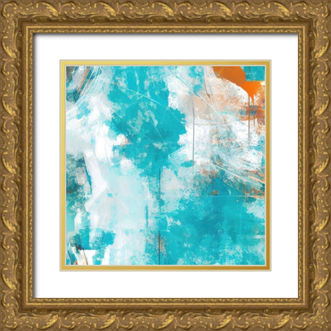 Familiar Sights Gold Ornate Wood Framed Art Print with Double Matting by Dundon, Denise