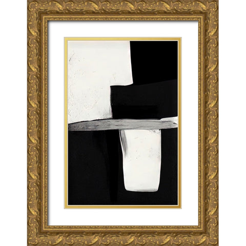 The Upside of Down Gold Ornate Wood Framed Art Print with Double Matting by Dundon, Denise