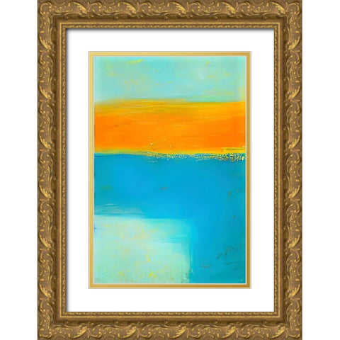 Early Risers Gold Ornate Wood Framed Art Print with Double Matting by Dundon, Denise