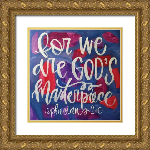 Gods Masterpiece Gold Ornate Wood Framed Art Print with Double Matting by Wieners, Valerie