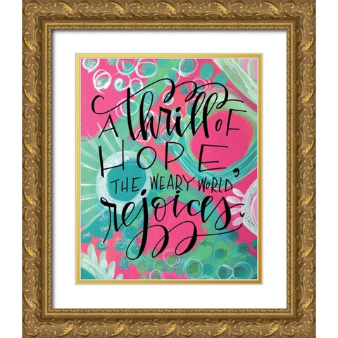 Thrill-eisley  Gold Ornate Wood Framed Art Print with Double Matting by Wieners, Valerie