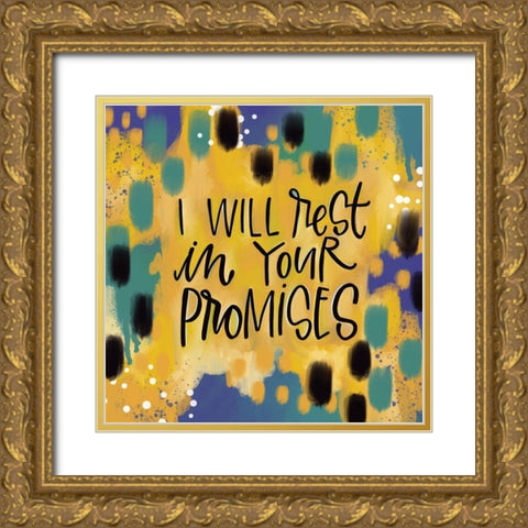 Will Rest Gold Ornate Wood Framed Art Print with Double Matting by Wieners, Valerie