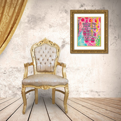 Facing Today Gold Ornate Wood Framed Art Print with Double Matting by Wieners, Valerie