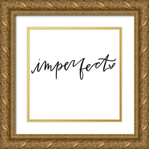 Imperfect Gold Ornate Wood Framed Art Print with Double Matting by Wieners, Valerie