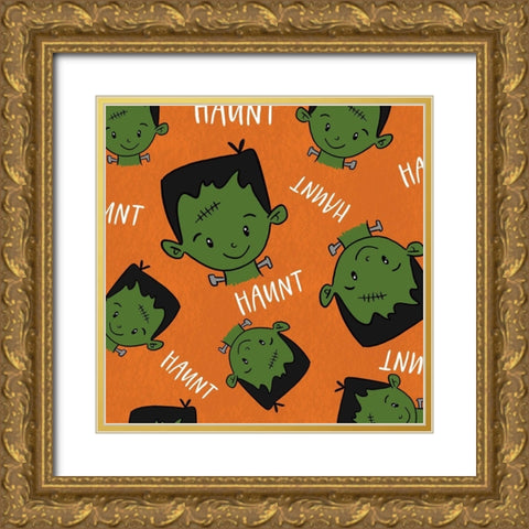 Haunt Gold Ornate Wood Framed Art Print with Double Matting by Wieners, Valerie