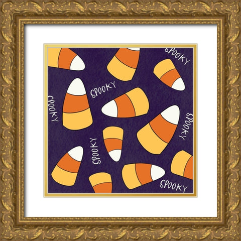 Spooky Gold Ornate Wood Framed Art Print with Double Matting by Wieners, Valerie