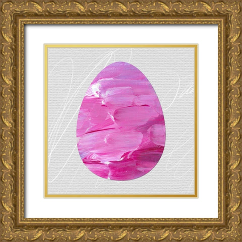 Egg III Gold Ornate Wood Framed Art Print with Double Matting by Wieners, Valerie