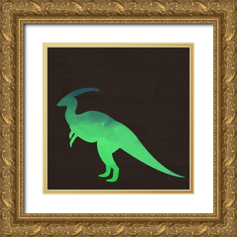 Dino I Gold Ornate Wood Framed Art Print with Double Matting by Wieners, Valerie