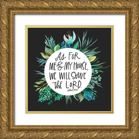 As For Gold Ornate Wood Framed Art Print with Double Matting by Wieners, Valerie