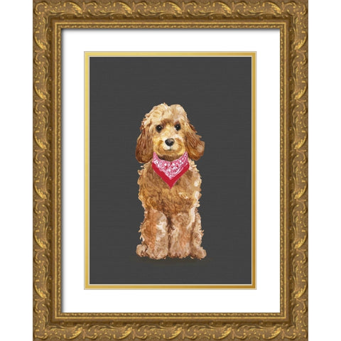 Ban Gold Ornate Wood Framed Art Print with Double Matting by Wieners, Valerie