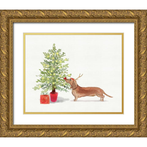 Dox Gold Ornate Wood Framed Art Print with Double Matting by Wieners, Valerie