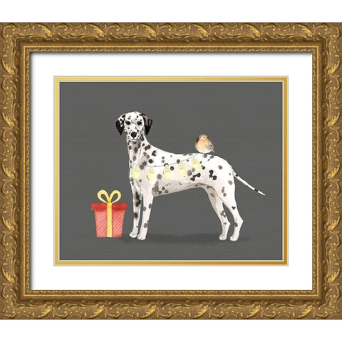 Dal Gold Ornate Wood Framed Art Print with Double Matting by Wieners, Valerie