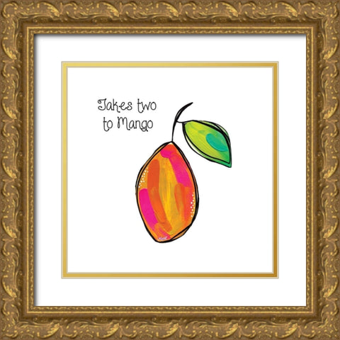 Mango Gold Ornate Wood Framed Art Print with Double Matting by Wieners, Valerie
