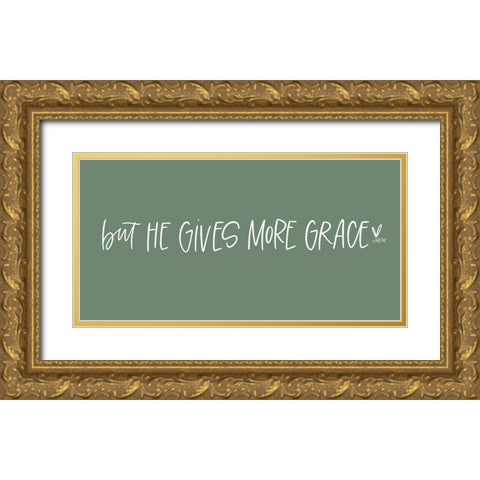 James 4 Gold Ornate Wood Framed Art Print with Double Matting by Wieners, Valerie