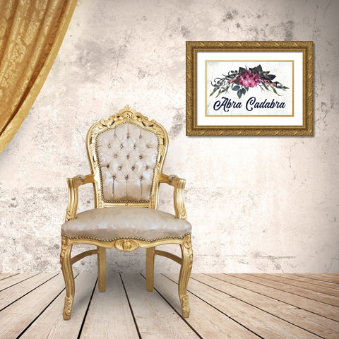 Abra Cadabra Gold Ornate Wood Framed Art Print with Double Matting by Wieners, Valerie