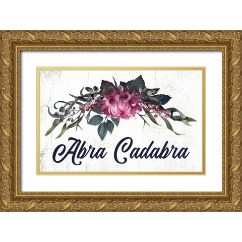 Abra Cadabra Gold Ornate Wood Framed Art Print with Double Matting by Wieners, Valerie