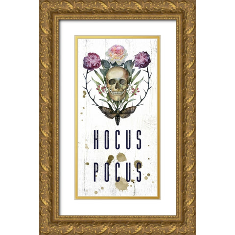 Hocus Pocus Gold Ornate Wood Framed Art Print with Double Matting by Wieners, Valerie