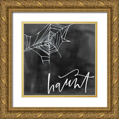 Haunt Gold Ornate Wood Framed Art Print with Double Matting by Wieners, Valerie