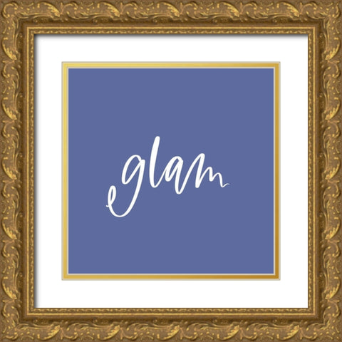 Glam Gold Ornate Wood Framed Art Print with Double Matting by Wieners, Valerie