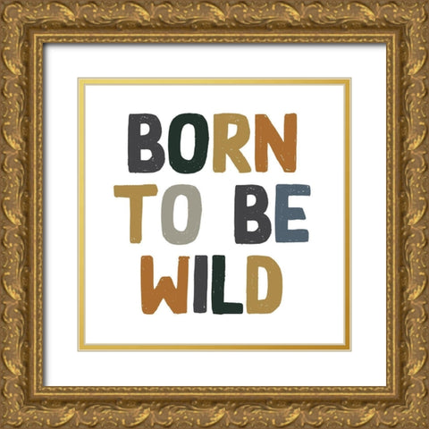 Wild Gold Ornate Wood Framed Art Print with Double Matting by Wieners, Valerie