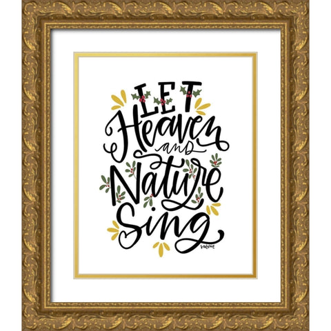 Heaven and Nature Gold Ornate Wood Framed Art Print with Double Matting by Wieners, Valerie