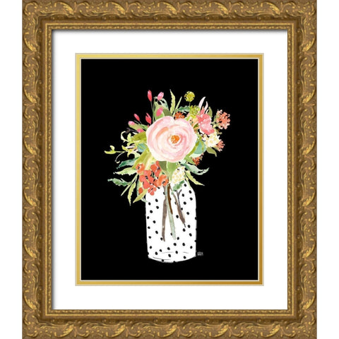 Coral Still Life Gold Ornate Wood Framed Art Print with Double Matting by Wieners, Valerie
