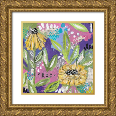 Free Gold Ornate Wood Framed Art Print with Double Matting by Wieners, Valerie