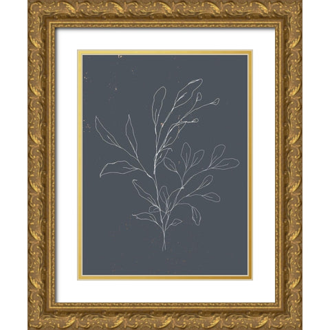 Soft Bouquet I Gold Ornate Wood Framed Art Print with Double Matting by Wieners, Valerie