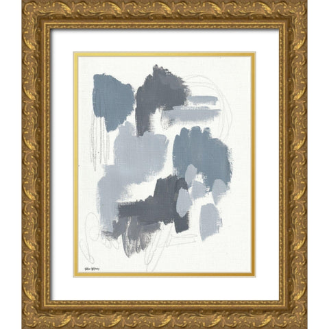 Stormy Weather II Gold Ornate Wood Framed Art Print with Double Matting by Wieners, Valerie