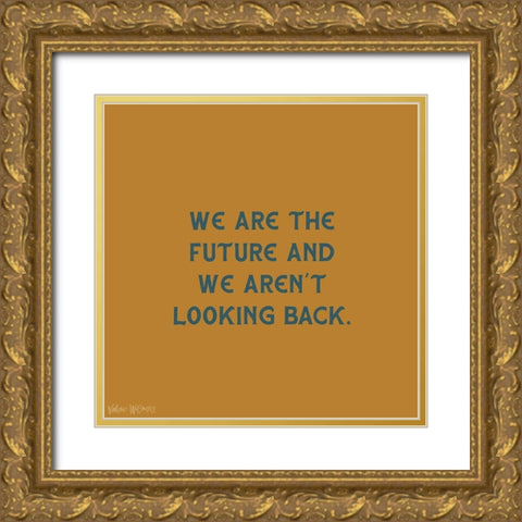 The Future Gold Ornate Wood Framed Art Print with Double Matting by Wieners, Valerie