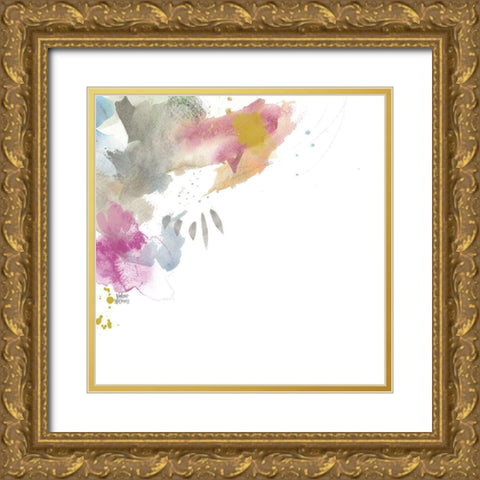 Boho IV Gold Ornate Wood Framed Art Print with Double Matting by Wieners, Valerie