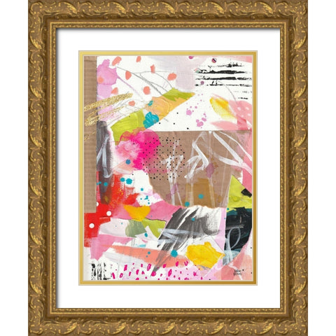 Cool Cardboard II Gold Ornate Wood Framed Art Print with Double Matting by Wieners, Valerie