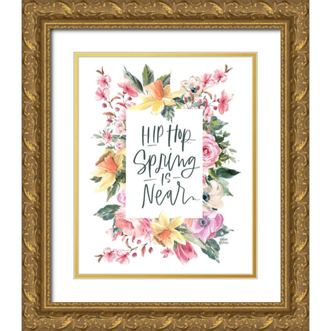 Hip Hop Gold Ornate Wood Framed Art Print with Double Matting by Wieners, Valerie