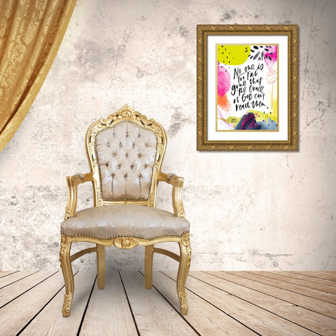 Grace of God Gold Ornate Wood Framed Art Print with Double Matting by Wieners, Valerie