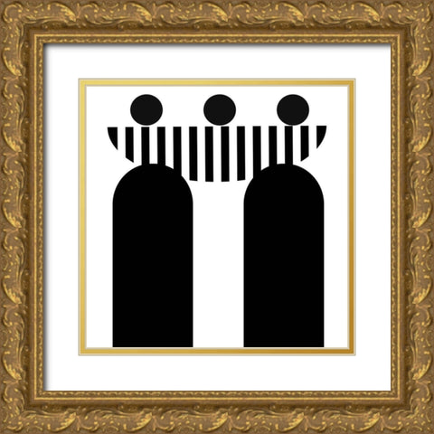 Boat Ride Gold Ornate Wood Framed Art Print with Double Matting by Burney, Yvonne Coleman