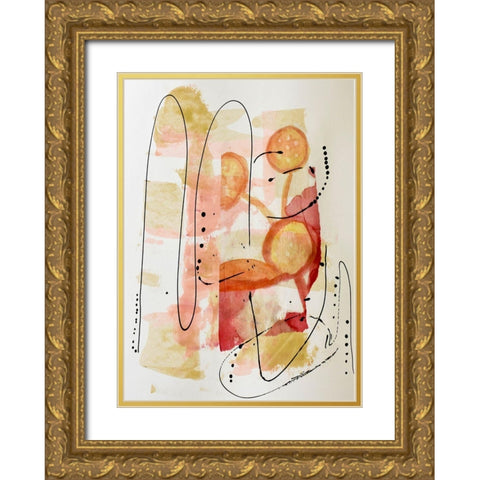 Soft Touch Gold Ornate Wood Framed Art Print with Double Matting by Burney, Yvonne Coleman