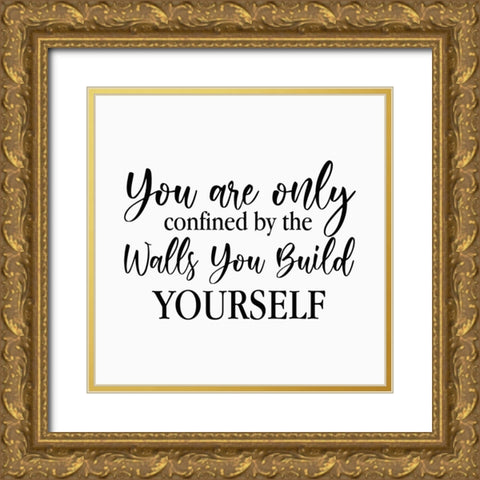 Walls Gold Ornate Wood Framed Art Print with Double Matting by Burney, Yvonne Coleman