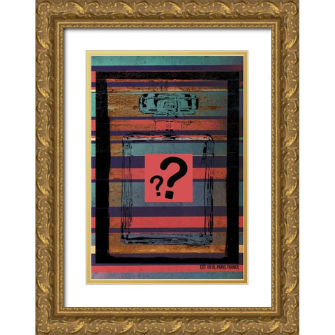 Perfume Gold Ornate Wood Framed Art Print with Double Matting by Burney, Yvonne Coleman