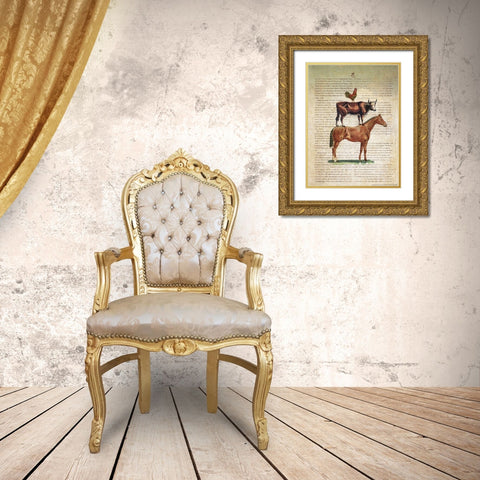 Farm Stand II Gold Ornate Wood Framed Art Print with Double Matting by Yellow Cafe