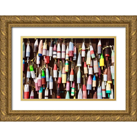 Floaters II Gold Ornate Wood Framed Art Print with Double Matting by Yellow Cafe