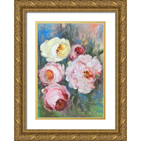 Still Life Gold Ornate Wood Framed Art Print with Double Matting by Yellow Cafe