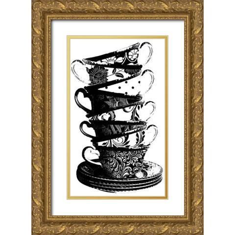 Tempest Gold Ornate Wood Framed Art Print with Double Matting by Sommers, Mindy