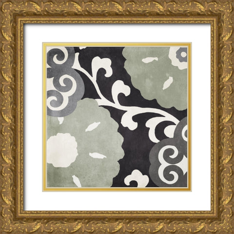 Organica II Gold Ornate Wood Framed Art Print with Double Matting by Sommers, Mindy